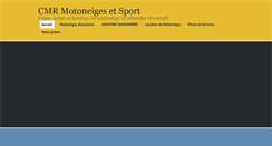 Desktop Screenshot of cmrmotoneiges.com