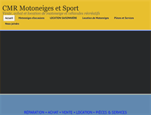 Tablet Screenshot of cmrmotoneiges.com